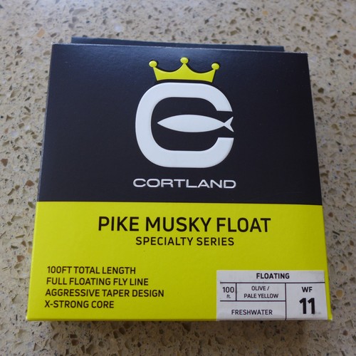Cortland pike musky float fly - musky,