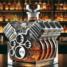 V8 Engine Shaped Whiskey
