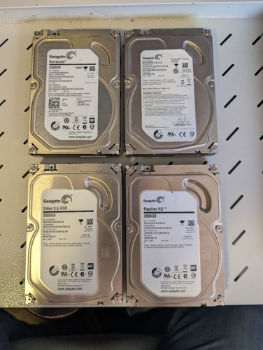 Job lot seagate 2tb - 4x,