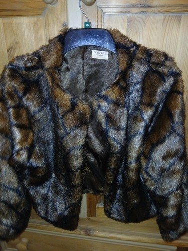 Vintage dents faux fur - dents,