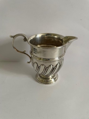 Hallmarked silver milk cream - silver,