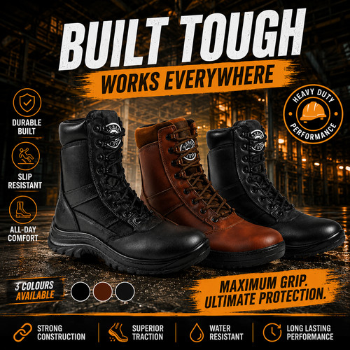 Mens army boots patrol combat - army,