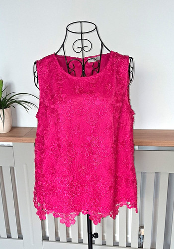 Soon pink floral lace lined - pink,
