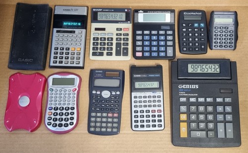 Job lot vintage - vintage, calculators