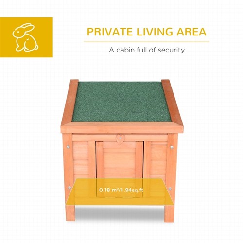 Outdoor natural dog house - natural,