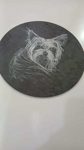 Vintage hand etched - vintage, slate