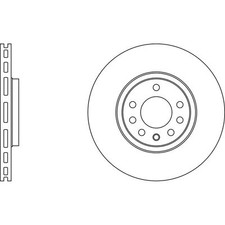 2x Brake Discs Vented For