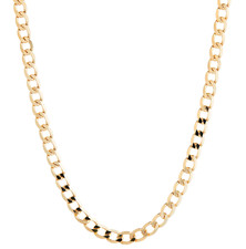9ct Yellow Gold CURB Chain / Necklace - 3mm - 16 18 20 22 24 inch