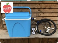 Mobile Beer Cooler, Stella,Beer Keg Coupler, And Mixed Gas Regulator Man Cave