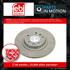 2x Brake Discs Pair Solid fits