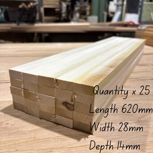Planed tulipwood offcuts - planed,