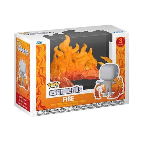 Pop elements fire red - fire-,