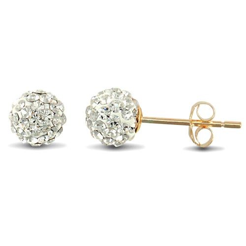 Stud earrings 9ct yellow gold - stud,