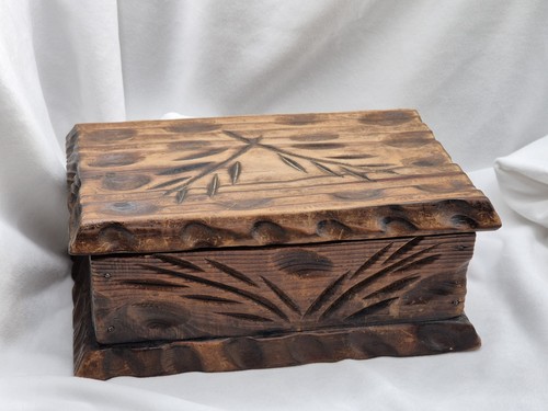 Vintage hand carved wooden - hand,