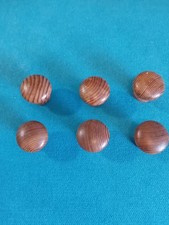 WOODEN DRAW KNOBS - 6 WITH