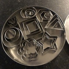 Cake Decorating Tin Of Shapes, Crafts, Clay Tools, Play dough 