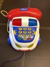 Pre School Chicco light & sound pull along telephone aged 1-3 pre owned