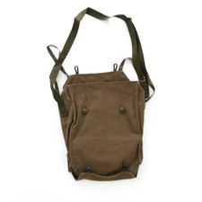 Vintage Czech army surplus M60 canvas gas mask shoulder  bag