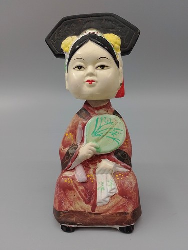 Japanese bisque ceramic geisha - japanese,