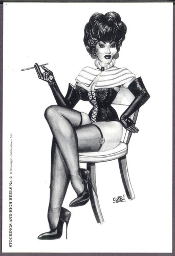 Modern glamour art heels - glamour, &