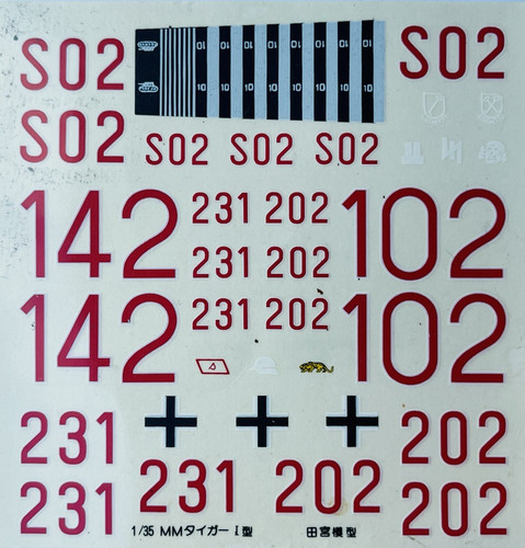 Decals tamiya 35056 - decals, |