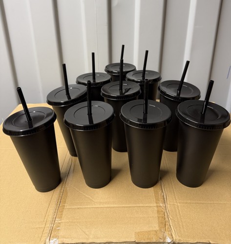 Black cold cups - 10,