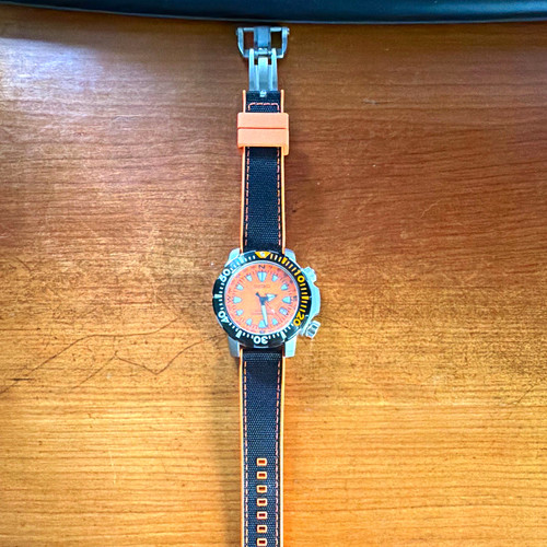 Seiko land monster 200m - land, orange