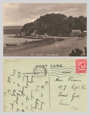 Vintage Postcard - The Beach