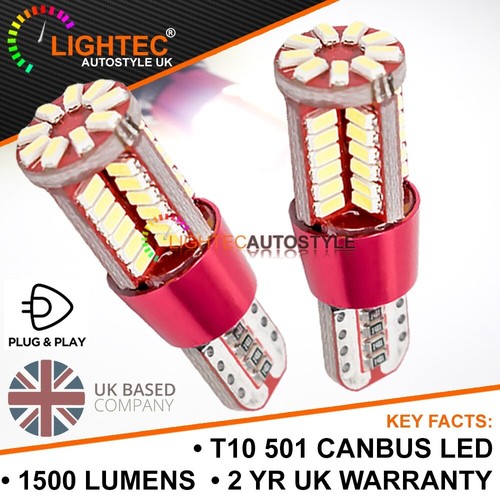 T10 w5w 501 canbus error - 2x,