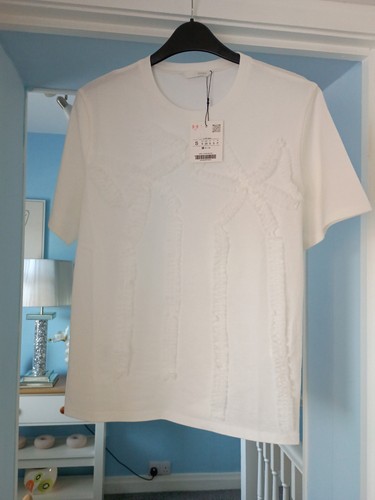 Zara cotton shirt top with - cotton,