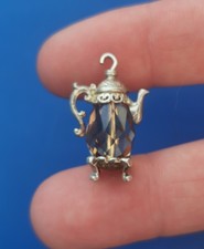 Beautiful Vintage Sterling Silver Crystal Nuvo jug decanter lovely 