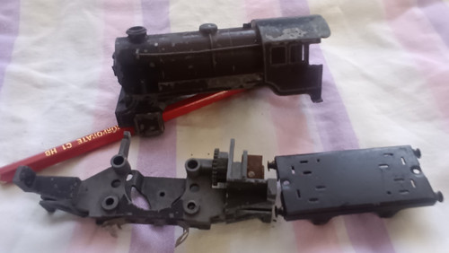 Trix parts black loco - a,