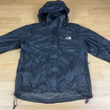 The North Face Hyvent Jacket Waterproof Black Women's Medium Windbreaker Zip Up