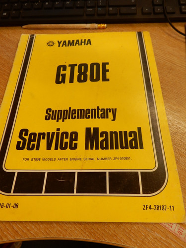 Yamaha gt80e supplementary - yamaha,