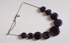 Purple Tone Bead Glass Boho