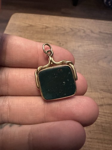 Vintage 9ct gold swivel - vintage,