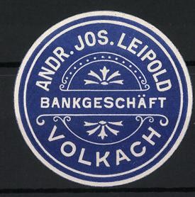 Advertising stamp volkach - advertising,