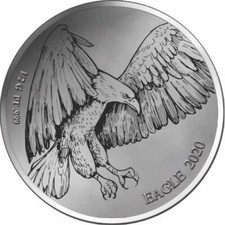 EAGLE - 999 PLATINUM - COIN -