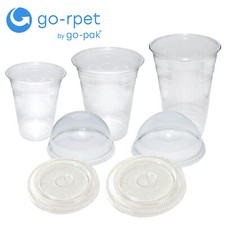 Go-Pak rPET Smoothie Cups and