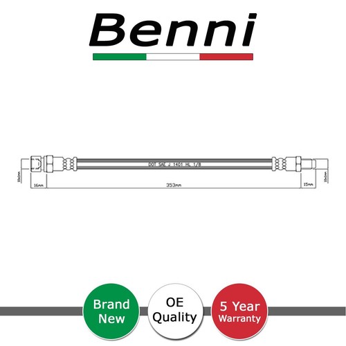 Brake hose front - benni, vw