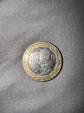 RARE ABRAHAM LINCOLN £2 POUND COIN