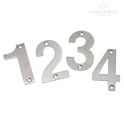 Stainless steel numerals - stainless,