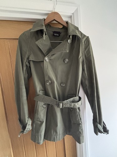 Topman khaki green - topman, belted