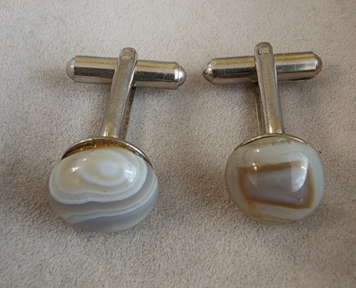 Pair vintage silver tone - of,