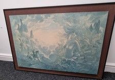 Mcm Stephen Pearson Quixotes Dream Print Framed Large 74cm X104cm Fantasy Retro