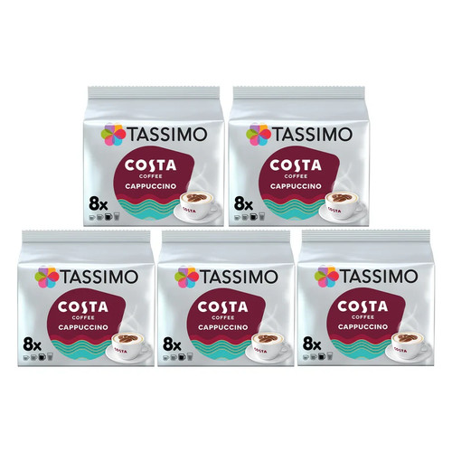 Tassimo costa cappuccino - 5x,
