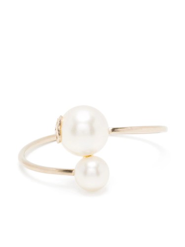 Chanel double faux pearl - -,