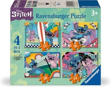 Disney Stitch Puzzle 4 In A