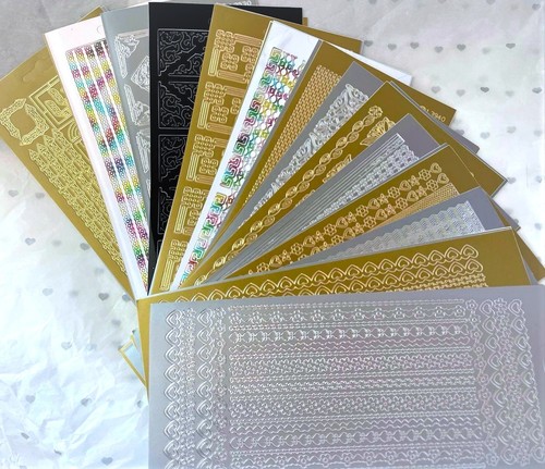 Peel off stickers borders - stickers,