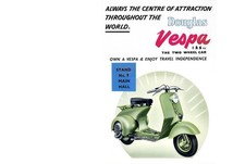 Douglas vespa scooter posters - douglas,